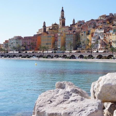 Studio La Pietonne-Plage-Clim Menton Exterior foto